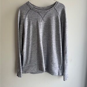 lululemon athletica Women's Gray Crew Neck Sweater